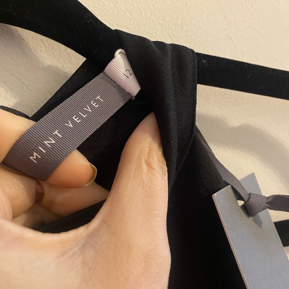 NWT Mint Velvet satin jumpsuit! Sz 8 $210 - Picture 9 of 10